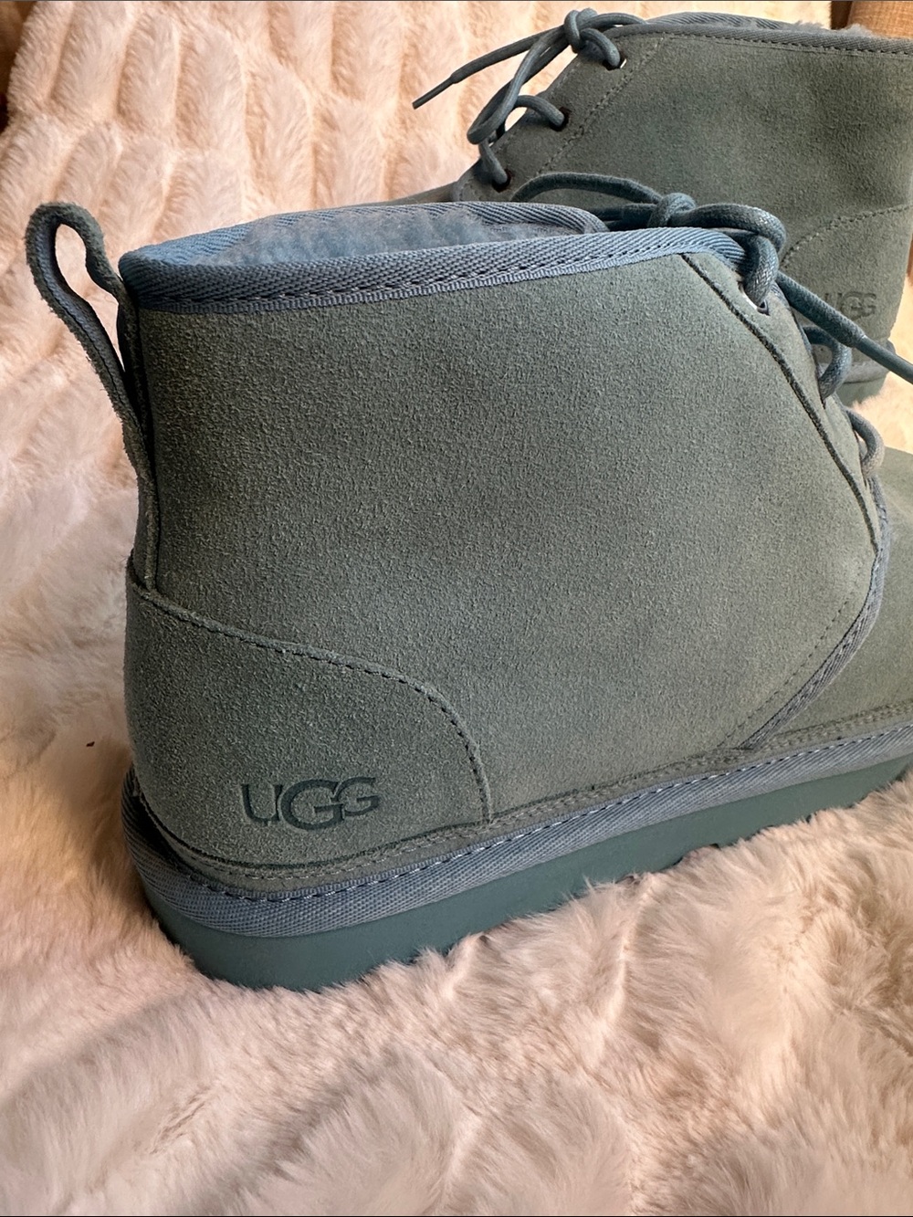UGG Neumel Suede Ankle Boots in Teal